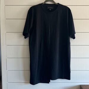 Black Scale Classic Black Mini Dress